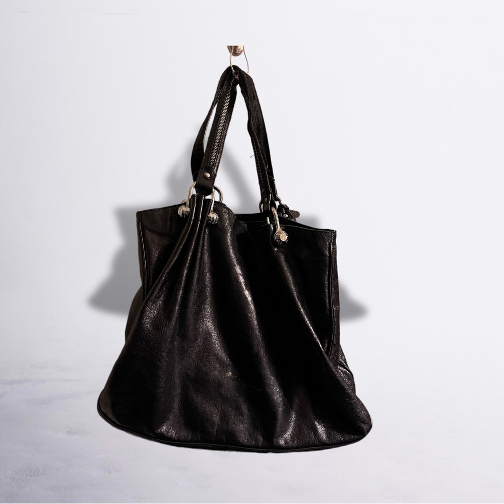 Versace black shoulder bag purse